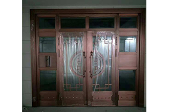 玻璃工艺铜门2