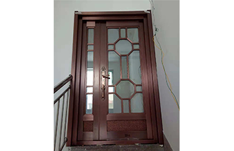 玻璃工艺铜门14